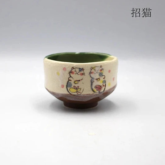 Mini Maneki Neko Matcha Bowl