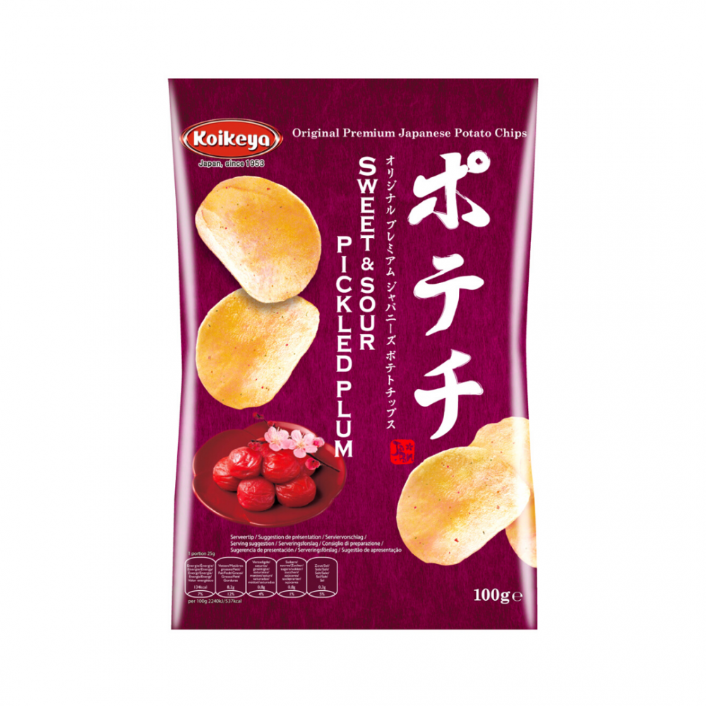 KOIKEYA Sweet & Sour Pickled Plum Potato Chips