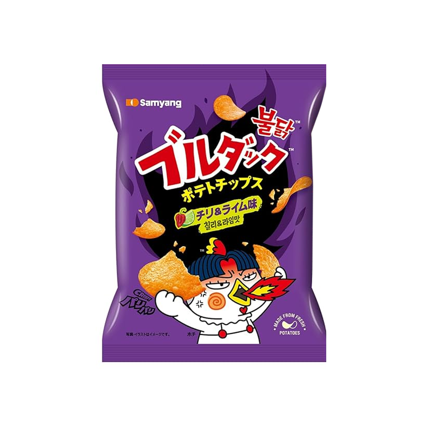 Samyang Buldak Lime & Chilli Chips