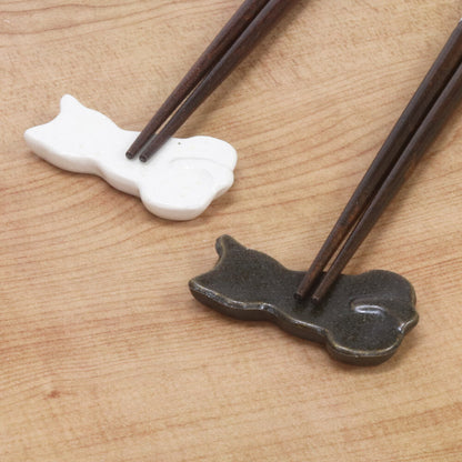 Minimal Japanese Chopsticks Set with Neko Rests 