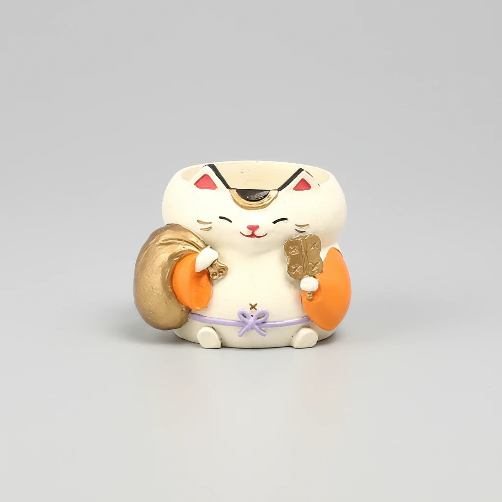 Japanese Neko Mini Decorative Vase (Shichifukujin)