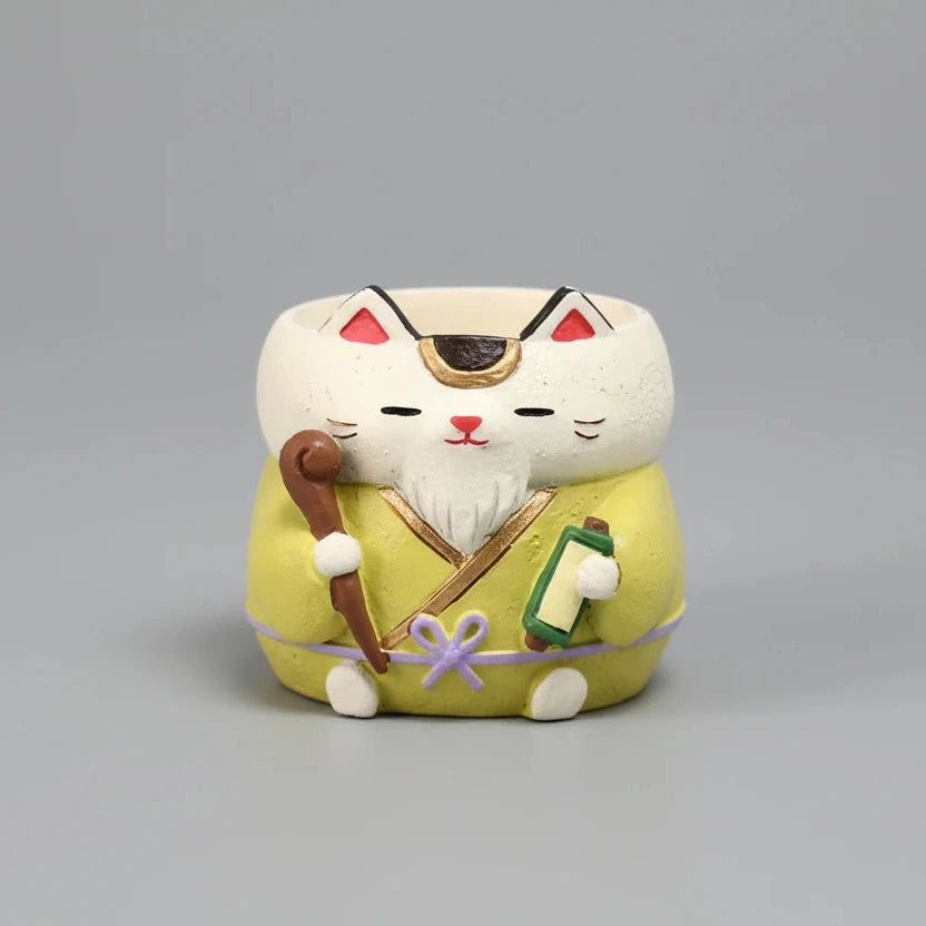 Japanese Neko Mini Decorative Vase (Shichifukujin)