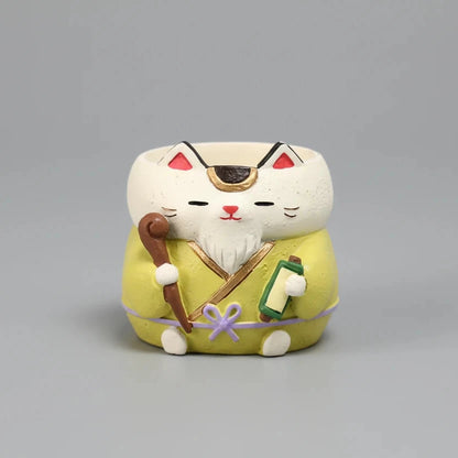 Japanese Neko Mini Decorative Vase (Shichifukujin)