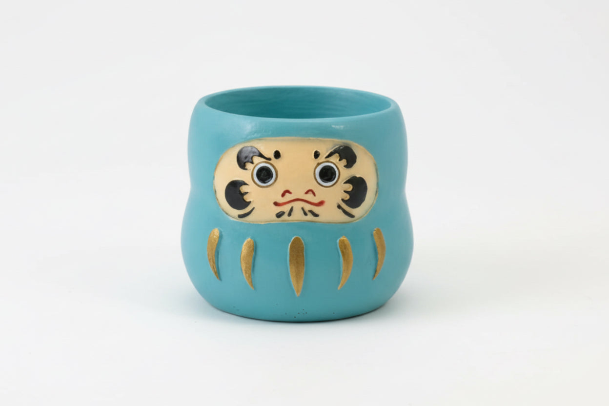 Daruma Mini Vaso Decorativo Giapponese