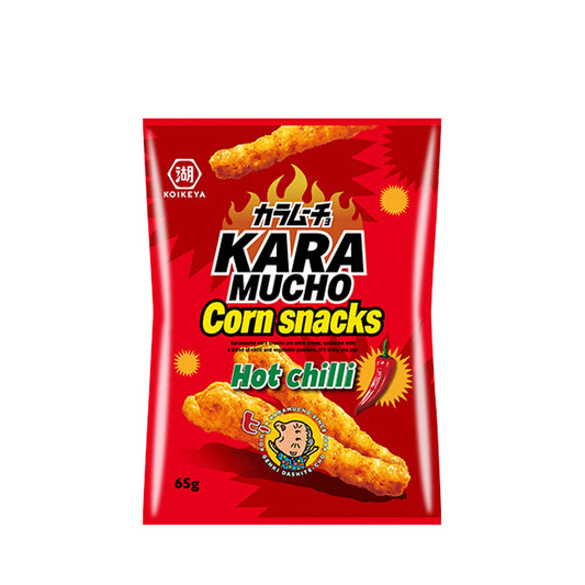 Koikeya Karamucho Corn Snacks Hot Chili