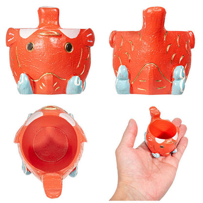 Koi Carp Japanese Decorative Vase