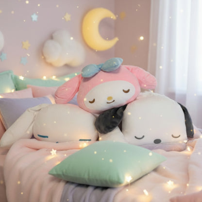 Sanrio Plush Pillow - Cinnamoroll, My Melody & Pochacco
